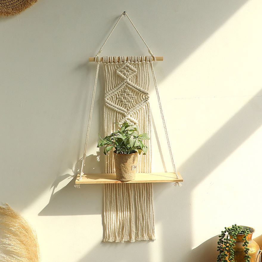 Macrame Hanging Shelf