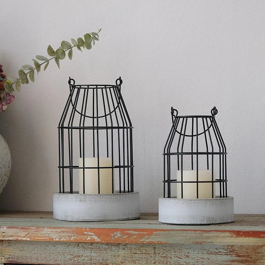 Flameless Candle Lanterns: Elegant Easter Decoration Set